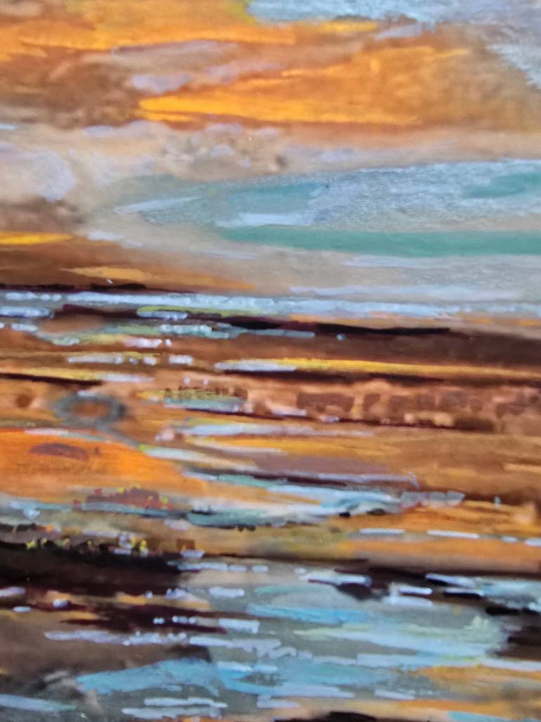 Original Impressionism Landscape Mixed Media by Trisha Rs
