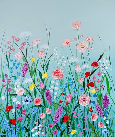 Original Floral Paintings by Eva Pearl