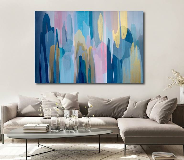 Original Contemporary Abstract Painting by Eva Pearl