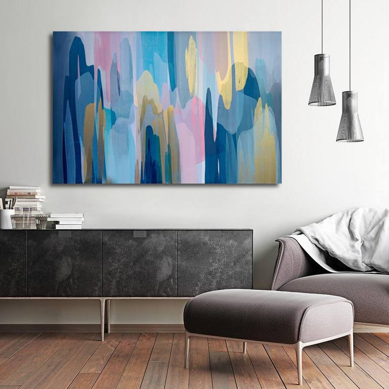 Original Contemporary Abstract Painting by Eva Pearl