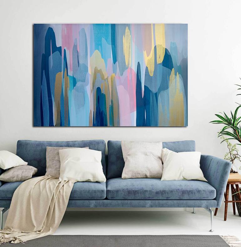 Original Abstract Painting by Eva Pearl