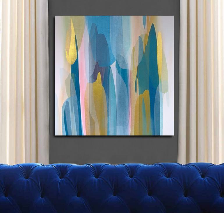 Original Contemporary Abstract Painting by Eva Pearl