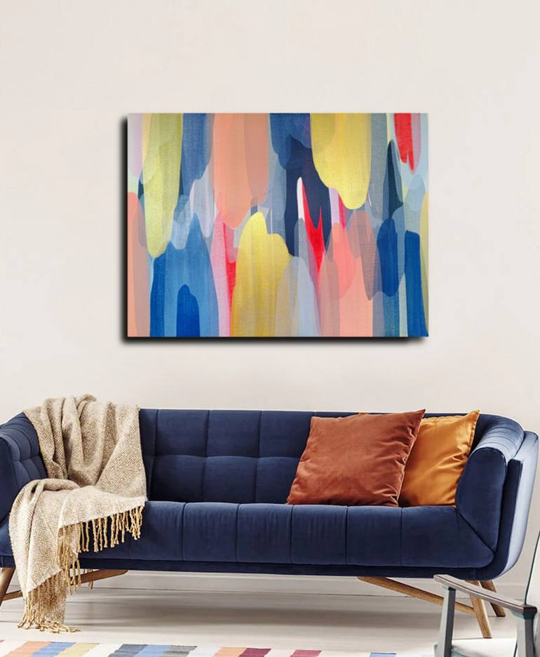 Original Contemporary Abstract Painting by Eva Pearl