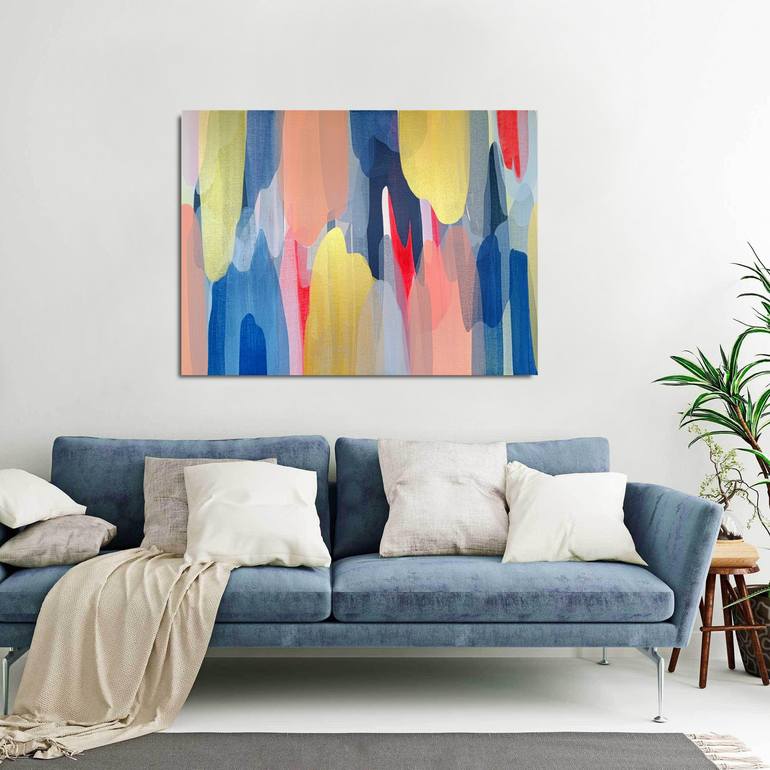 Original Abstract Painting by Eva Pearl