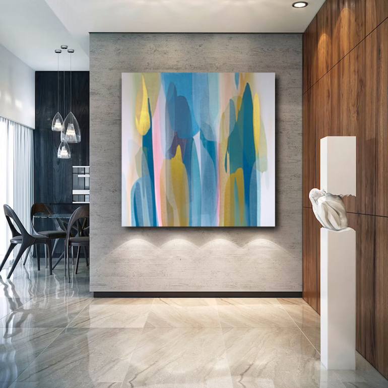 Original Contemporary Abstract Painting by Eva Pearl