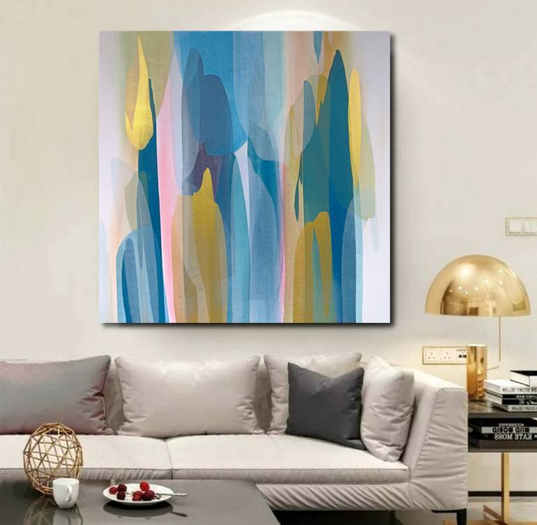Original Contemporary Abstract Painting by Eva Pearl
