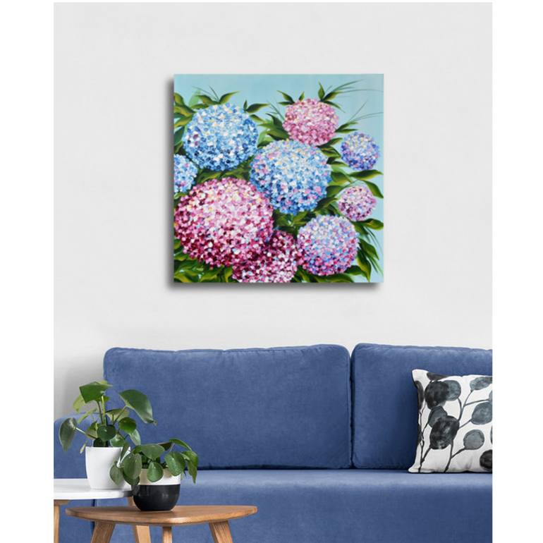 Original Floral Painting by Eva Pearl