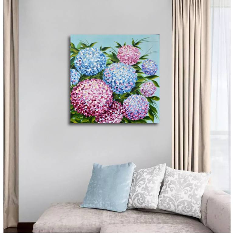 Original Floral Painting by Eva Pearl