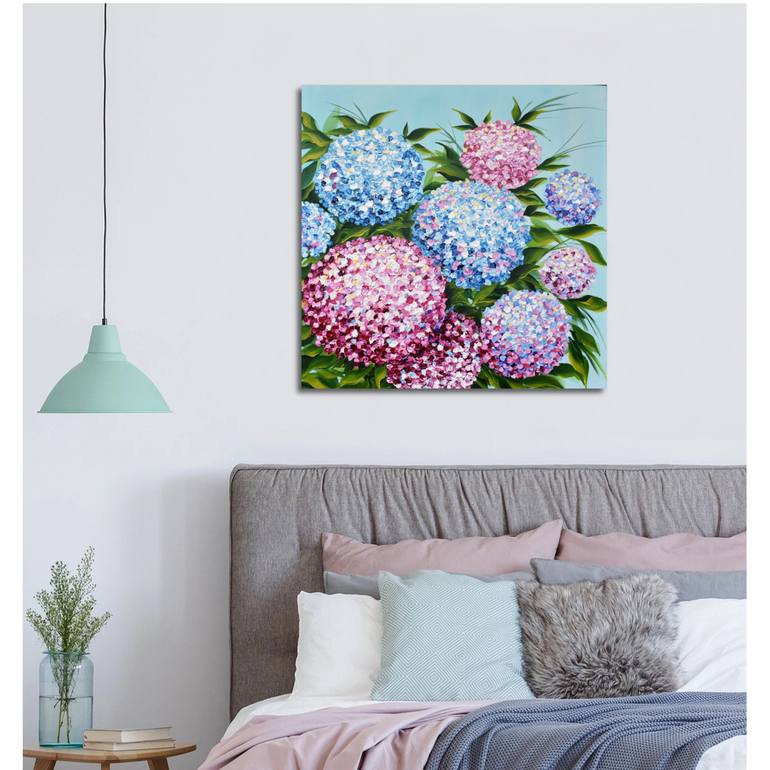 Original Floral Painting by Eva Pearl