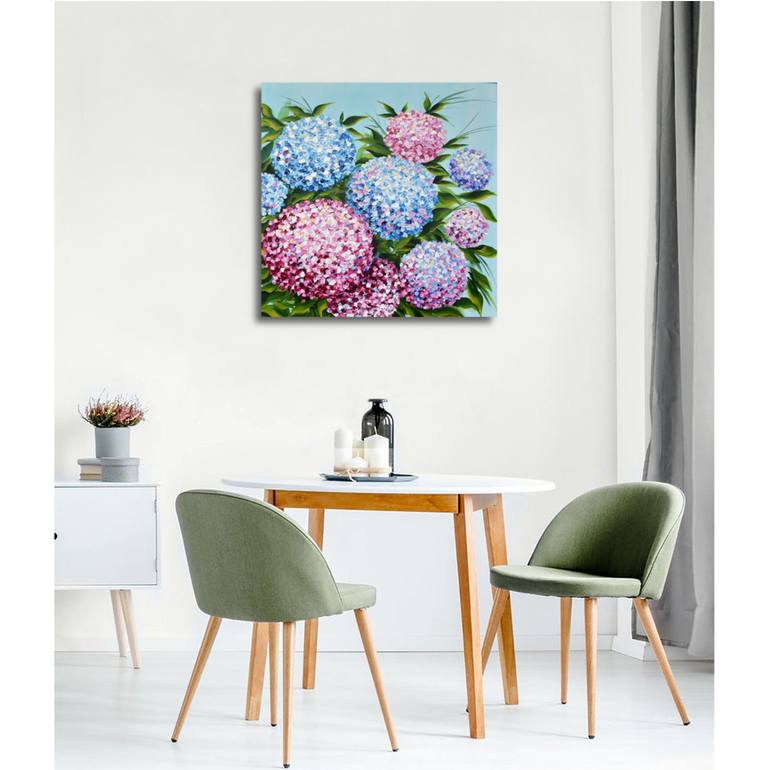 Original Floral Painting by Eva Pearl