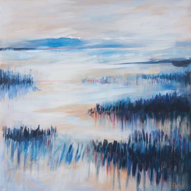 Original Abstract Landscape Paintings by Renata Dyk