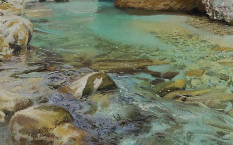 Original Realism Landscape Painting by Gideon Amilius