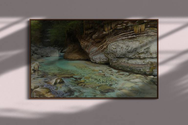 Original Realism Landscape Painting by Gideon Amilius