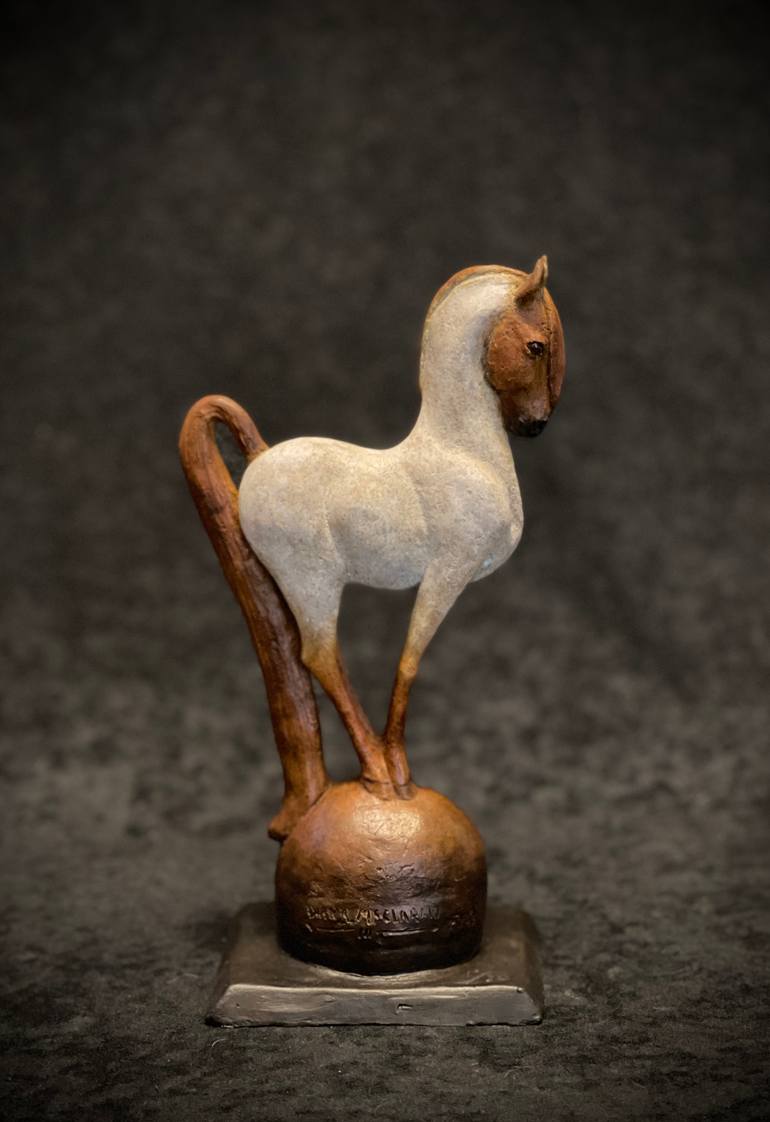 Original Other Horse Sculpture by Diana Mcclaran