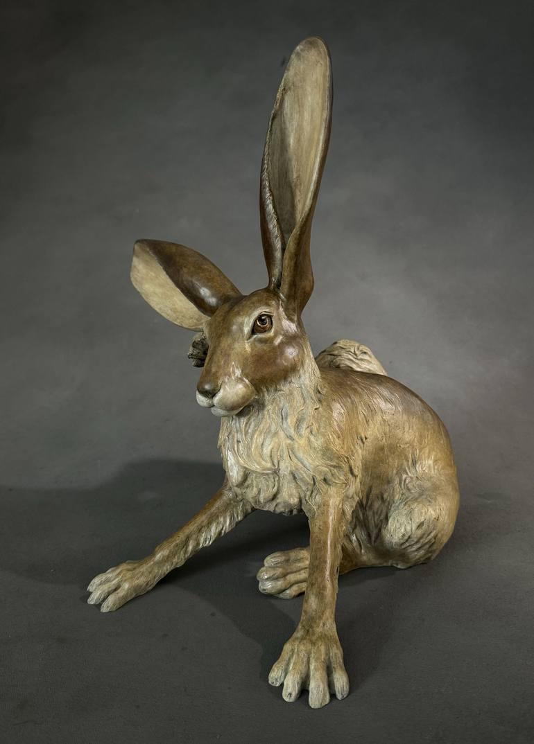 Original Realism Animal Sculpture by Diana McClaran
