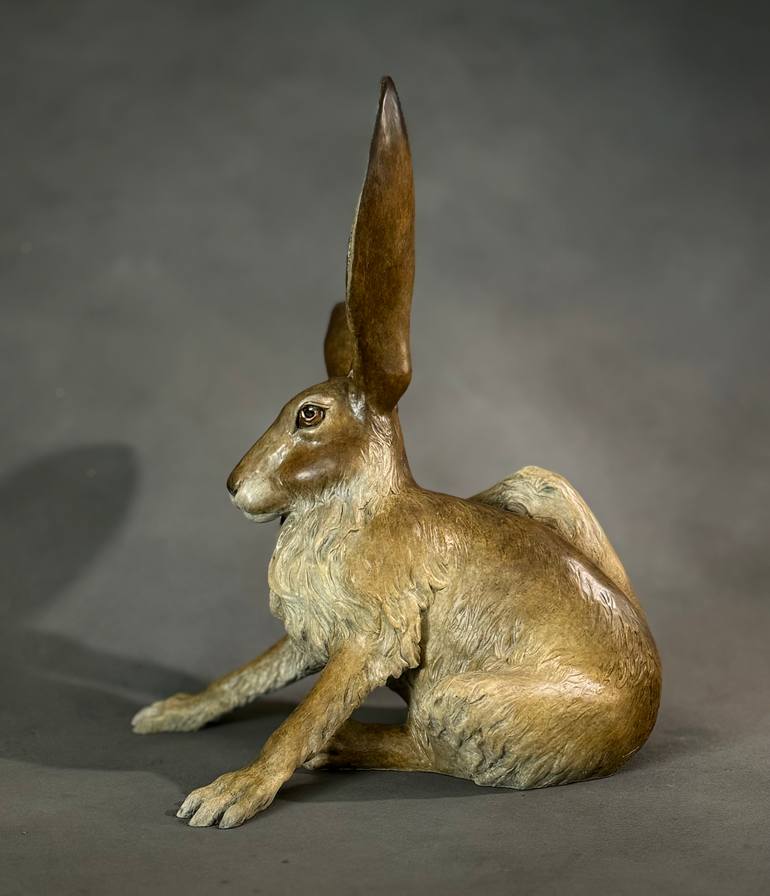 Original Realism Animal Sculpture by Diana Mcclaran