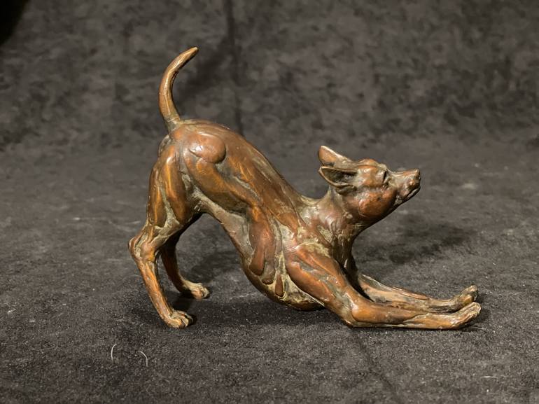 Original Dogs Sculpture by Diana McClaran