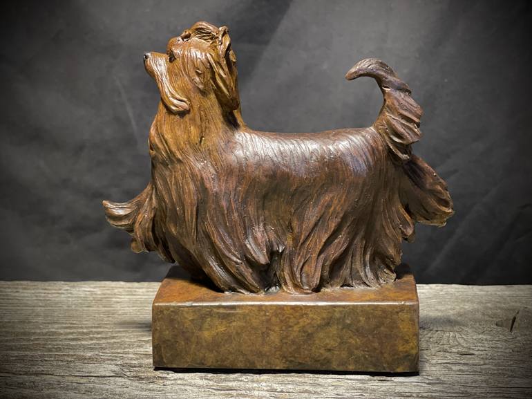 Original Dogs Sculpture by Diana McClaran