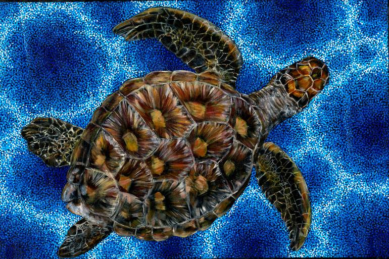 Original Conceptual Animal Painting by Tegan Hamilton