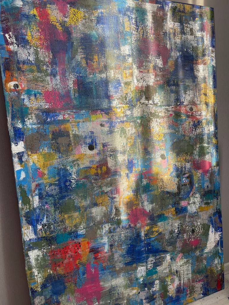 Original Abstract Expressionism Abstract Painting by Daria Holub