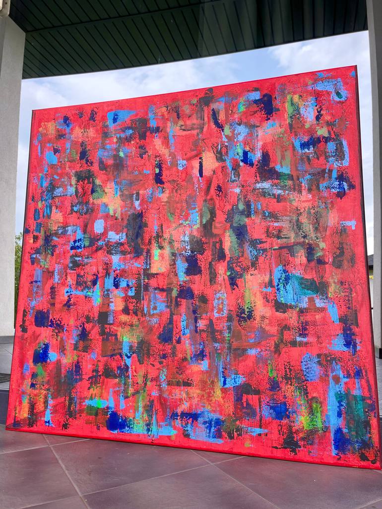 Original Abstract Expressionism Abstract Painting by Daria Holub