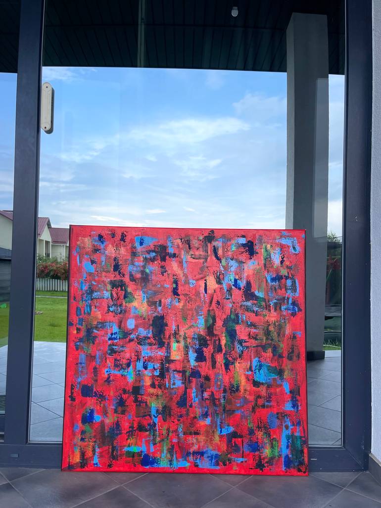 Original Abstract Expressionism Abstract Painting by Daria Holub