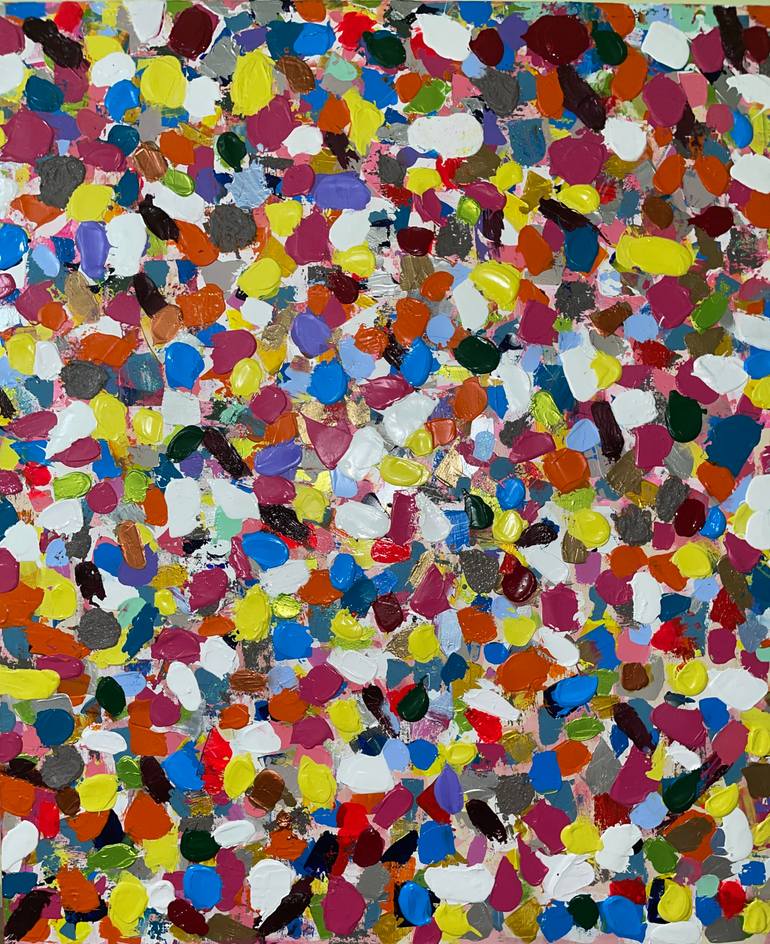 Original Abstract Expressionism Abstract Mixed Media by Daria Holub
