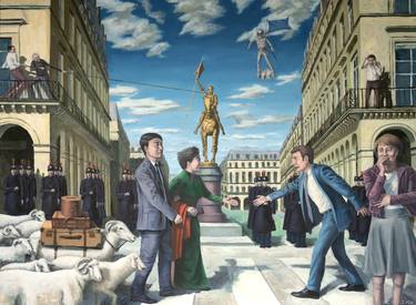 Original Political Paintings by Quentin Liu