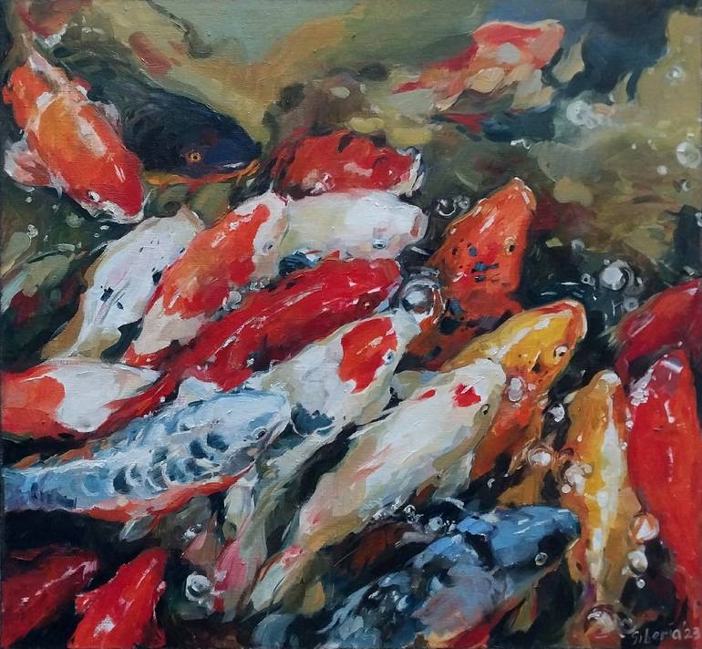 Original Impressionism Animal Paintings by Elena Utkina