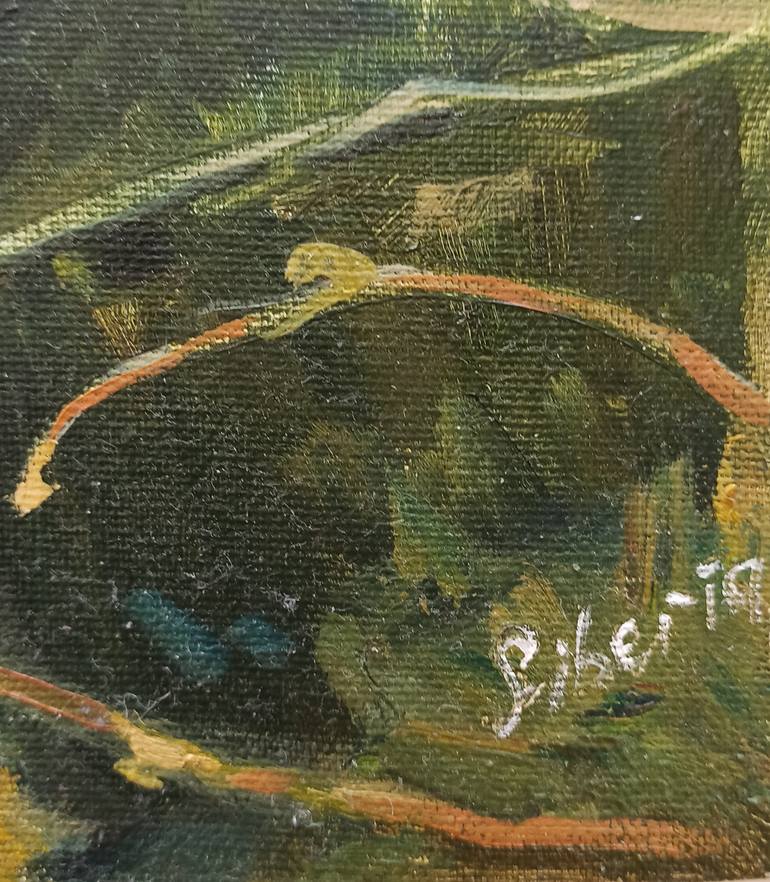 Original Impressionism Animal Painting by Elena Utkina