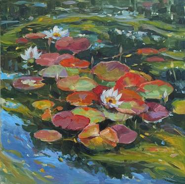 Original Impressionism Floral Paintings by Elena Utkina