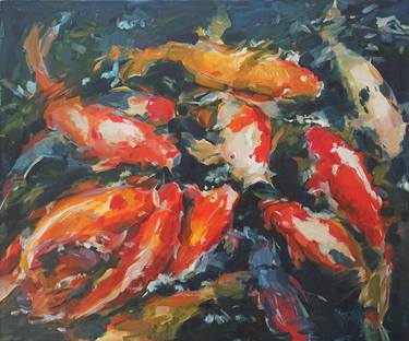 Original Fish Paintings by Elena Utkina