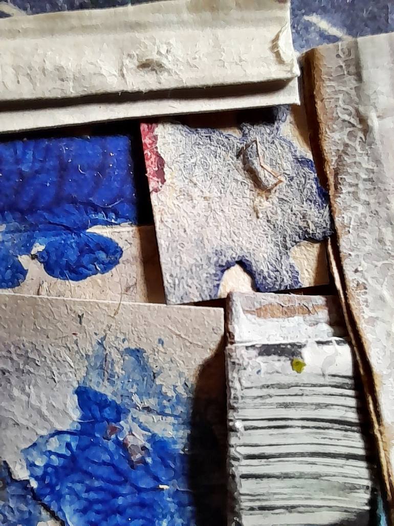 Original Conceptual Abstract Painting by Mimas Fecit