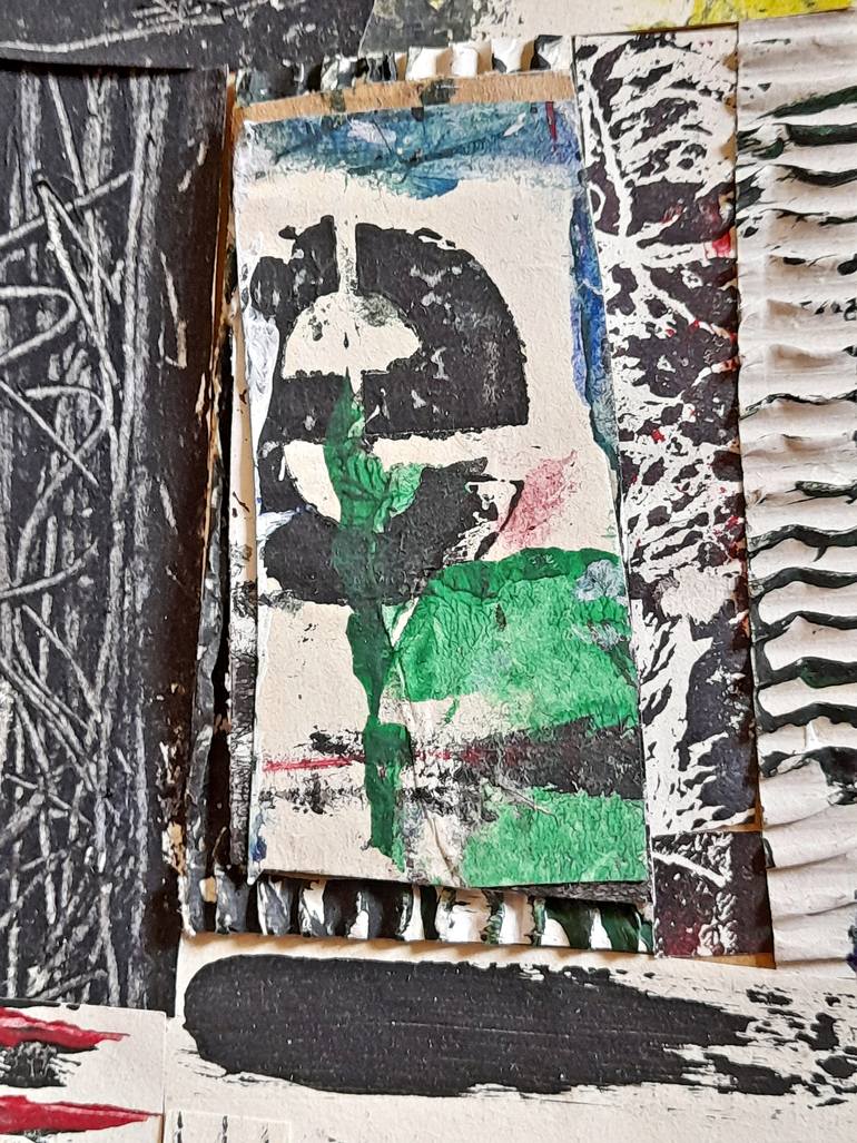 Original Conceptual Abstract Painting by Mimas Fecit