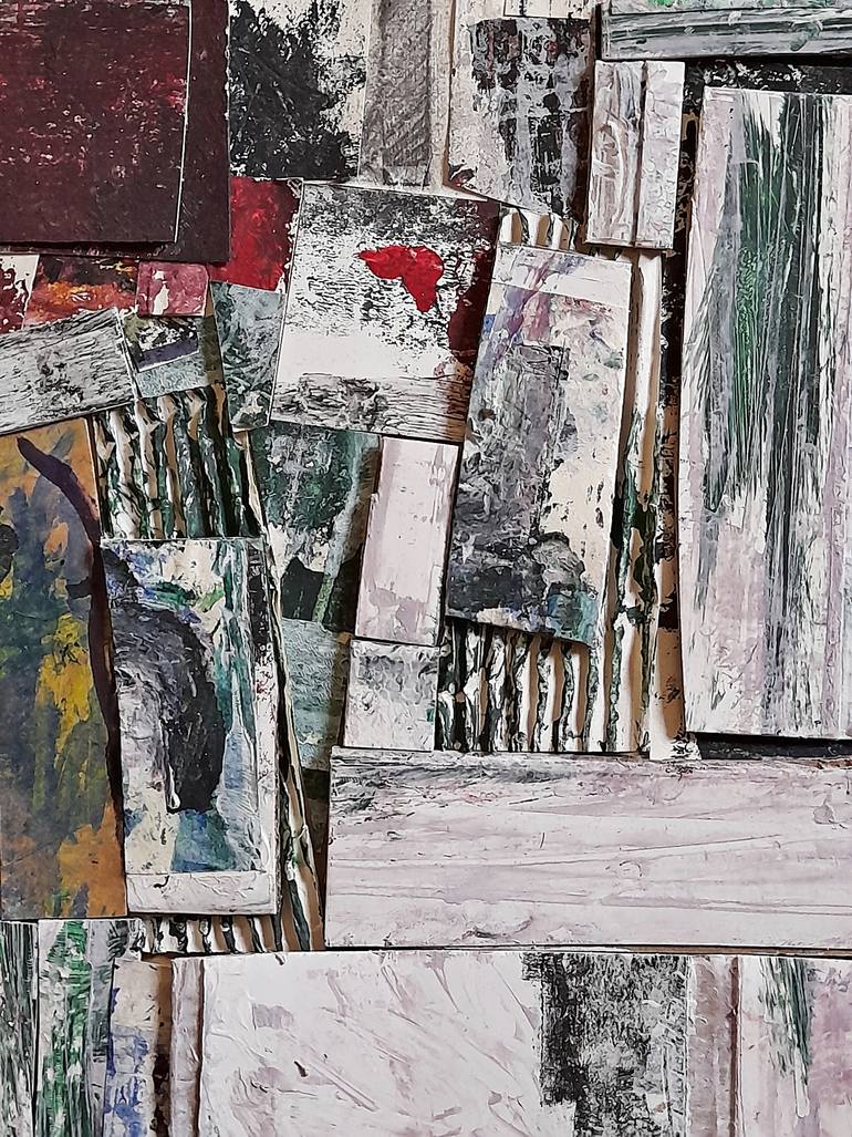 Original Conceptual Abstract Painting by Mimas Fecit