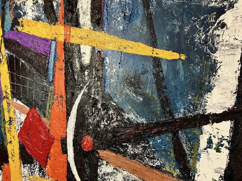 Original Abstract Expressionism Abstract Painting by Matthias Lupri