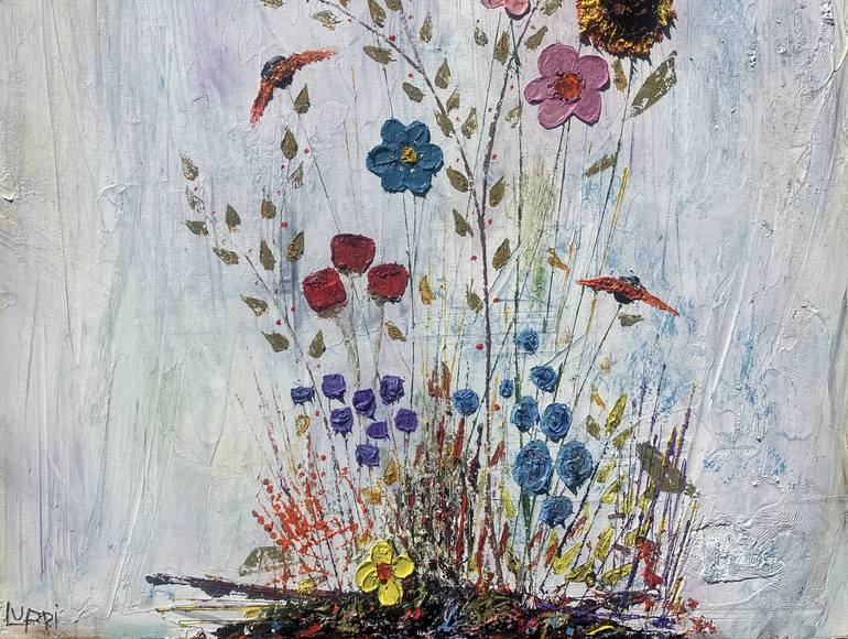 Original Contemporary Floral Painting by Matthias Lupri