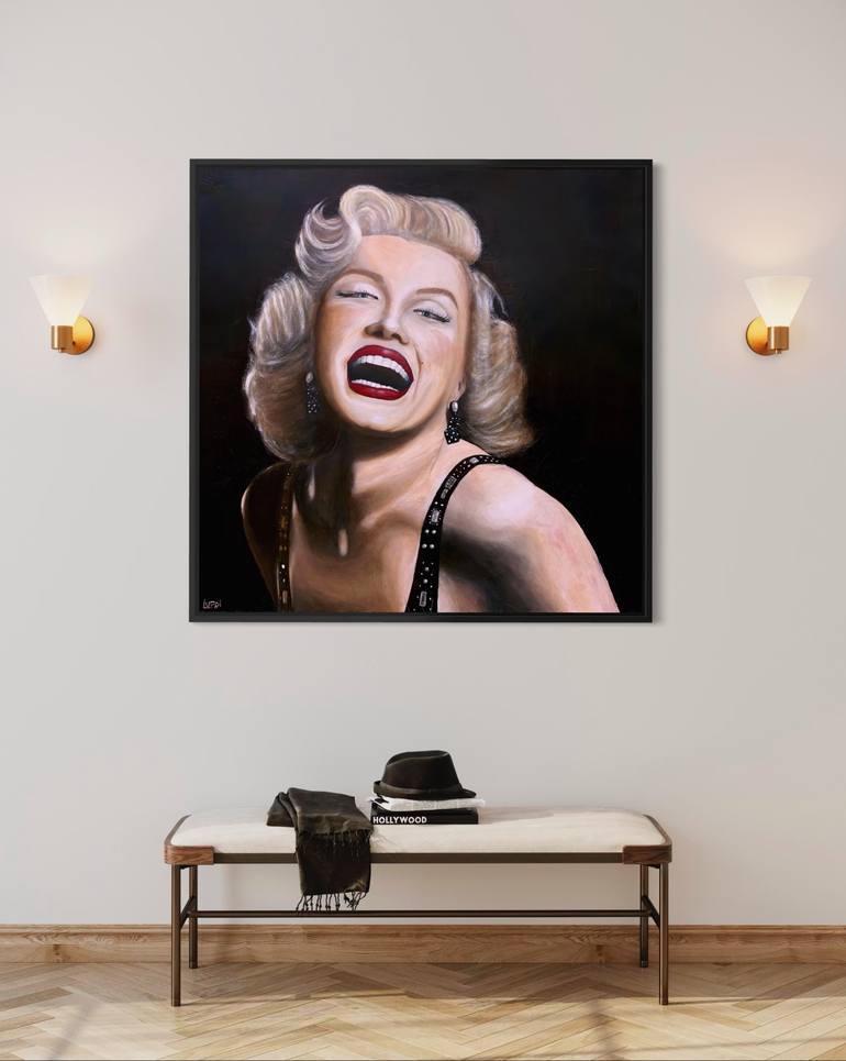 Original Figurative Pop Culture/Celebrity Painting by Matthias Lupri