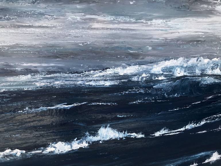 Original Modernism Seascape Painting by Matthias Lupri