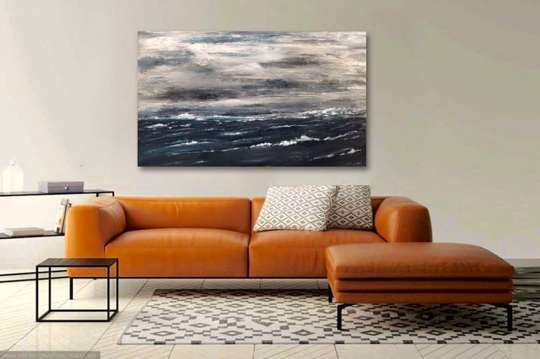 Original Modernism Seascape Painting by Matthias Lupri