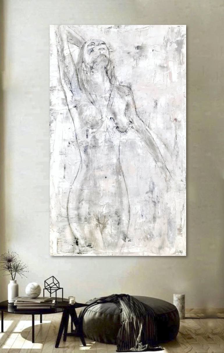 Original figure Nude Painting by Matthias Lupri