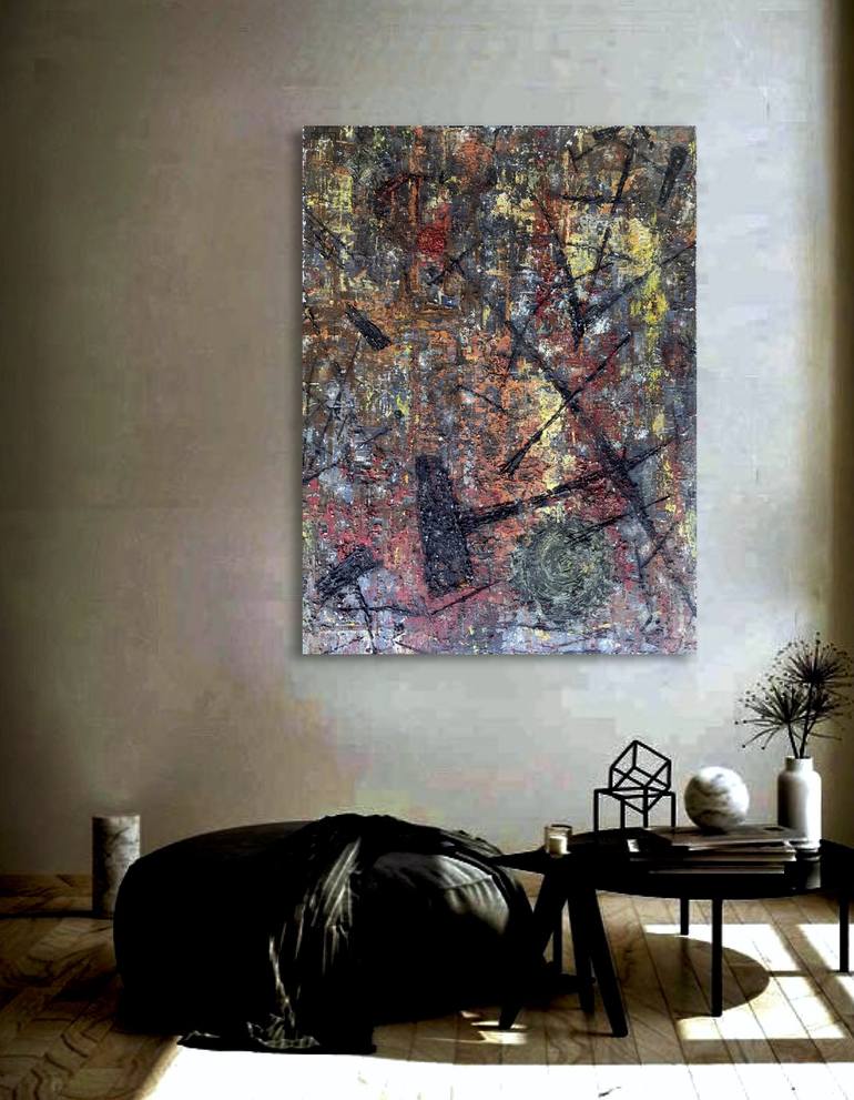 Original Abstract Expressionism Abstract Painting by Matthias Lupri