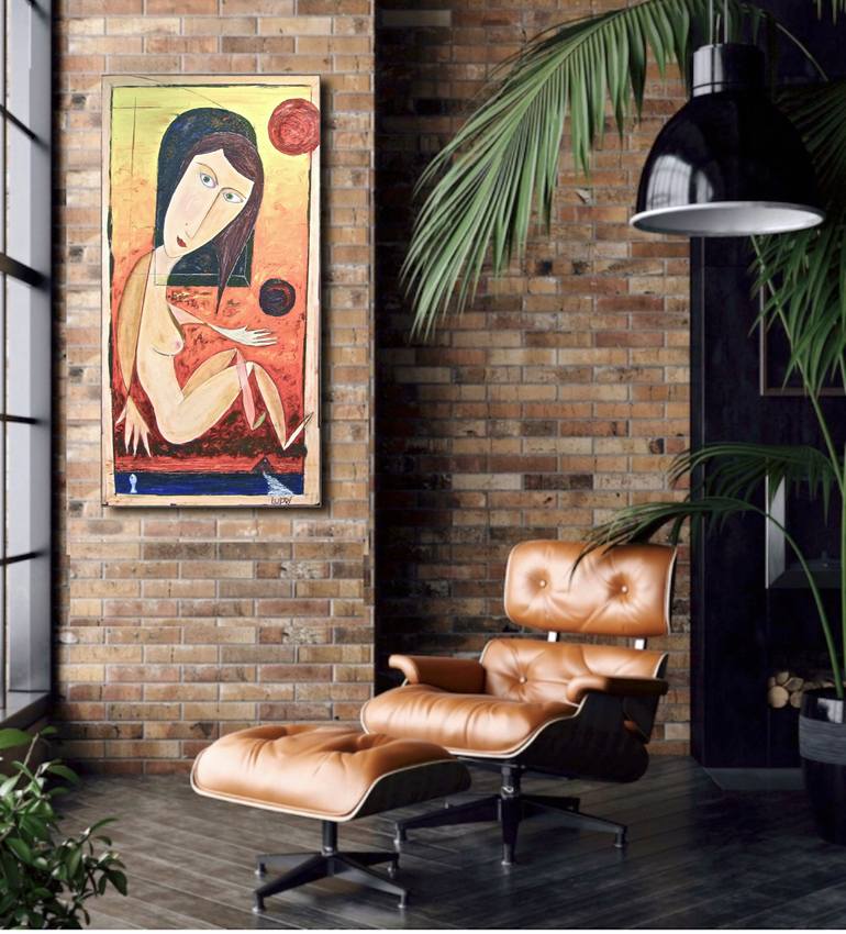 Original Abstract Nude Painting by Matthias Lupri