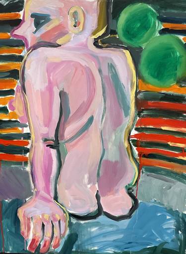 Original Abstract Expressionism Body Paintings by Varvara Tsepkova