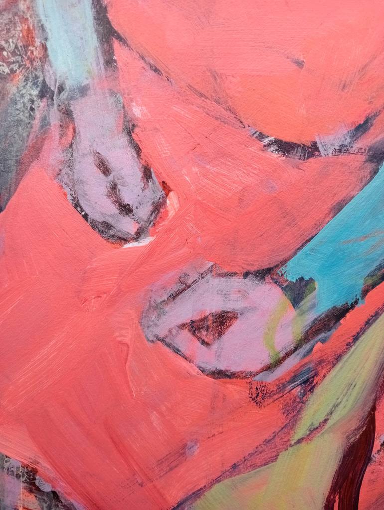 Original Abstract Expressionism Women Painting by Luigi Iona