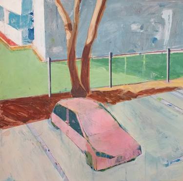 Original Abstract Expressionism Car Paintings by Luigi Iona