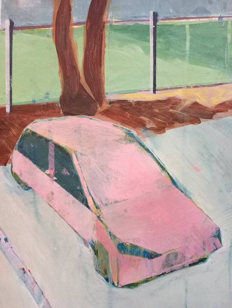 Original Car Painting by Luigi Iona