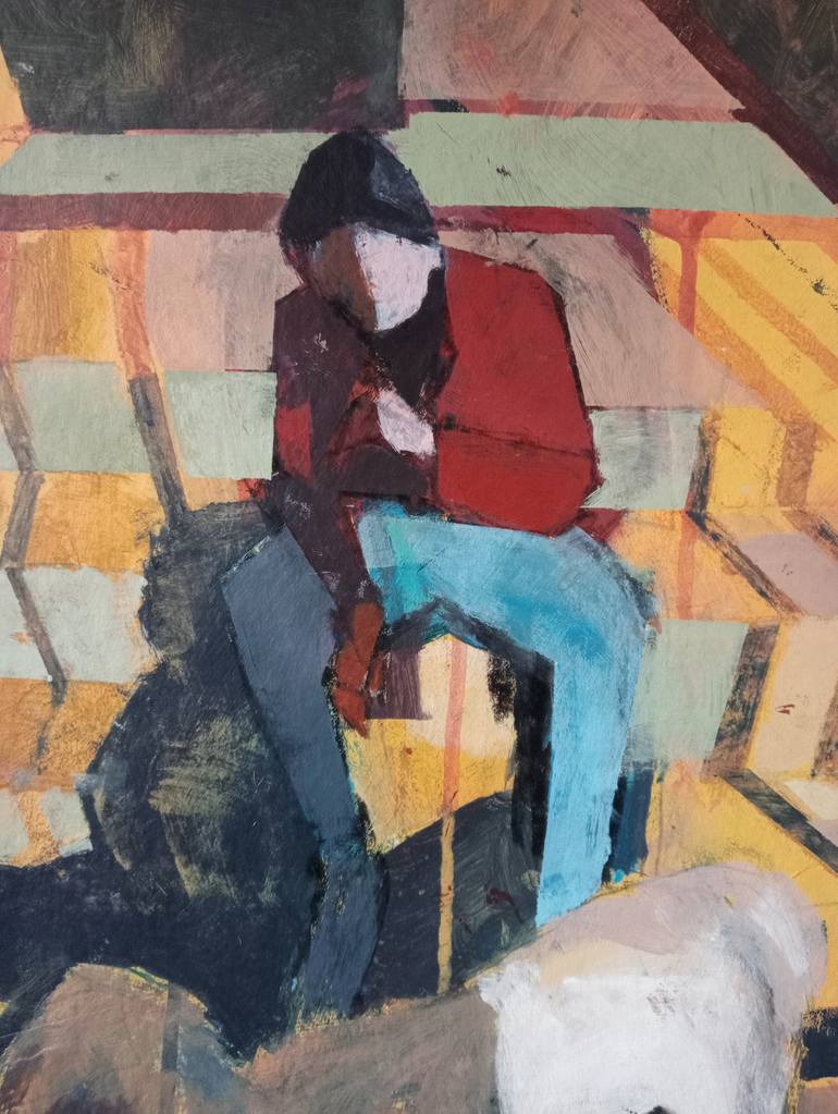 Original Abstract Expressionism Other Painting by Luigi Iona