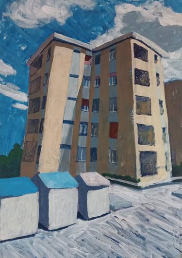 Original Architecture Paintings by Luigi Iona