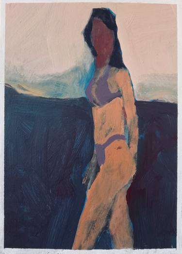 Original Abstract Expressionism Women Paintings by Luigi Iona